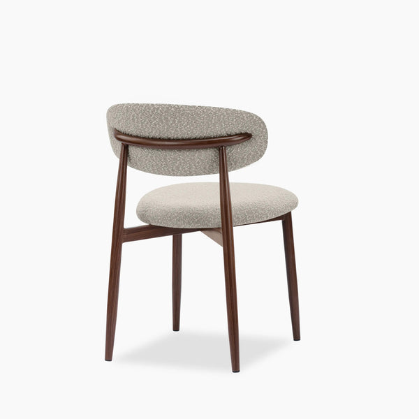 HANKO | DINING CHAIR | BOUCLE & WALNUT