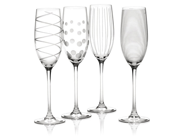 SKÅL | CHAMPAGNE FLUTES | SET OF FOUR