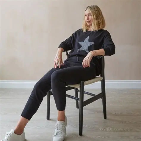 CHALK | LUCY JOGGERS | BLACK