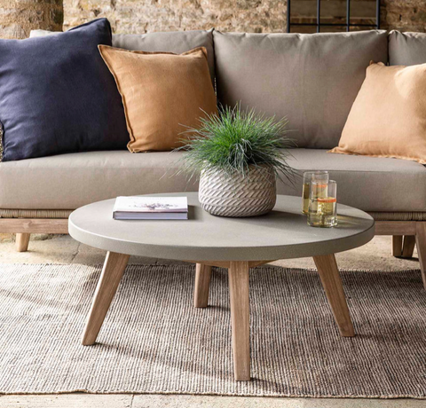 MILL BAY | ROUND COFFEE TABLE