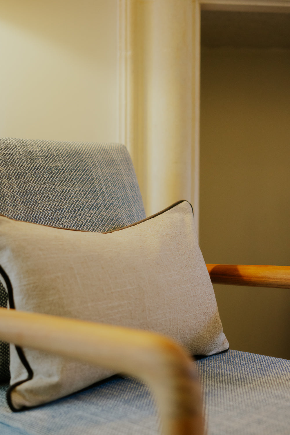 Bertie Cushion by Chalk - Small Oblong