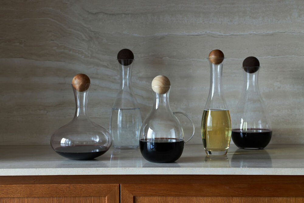 Swedish - White Wine Decanter - Oak