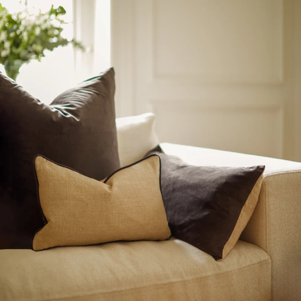 Bertie Cushion by Chalk - Small Oblong