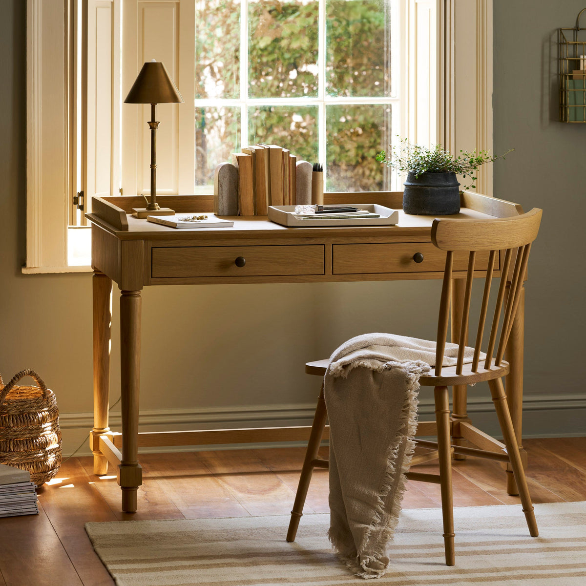 Rowley - Oak Desk