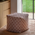 Woven Pouffe Stool - Nutmeg