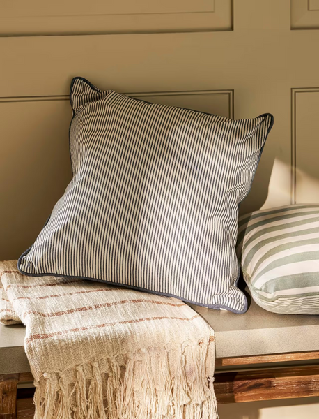 ST MAWES | CUSHION | INK STRIPE