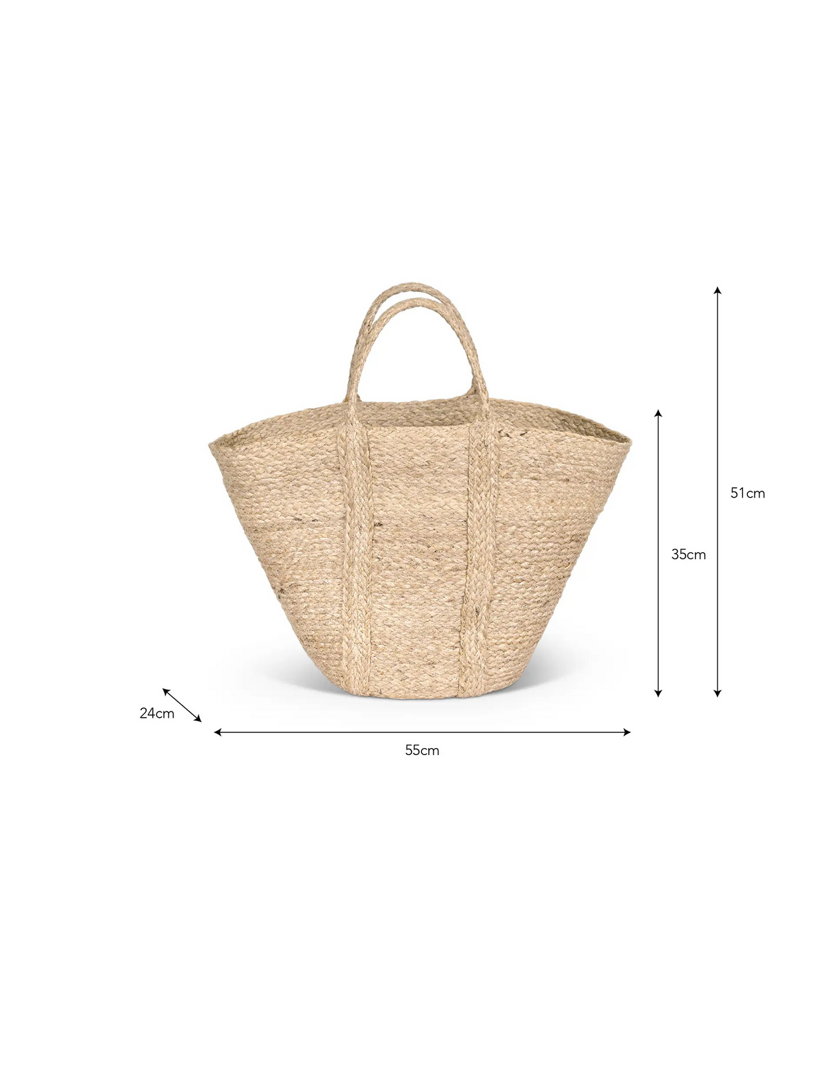 St Mawes - Jute Shopper Basket