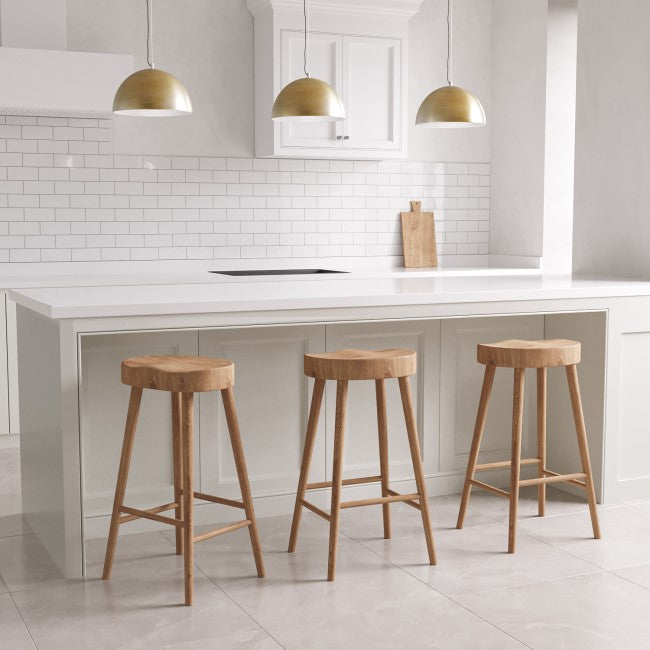 Weathered Oak - Bar Stool