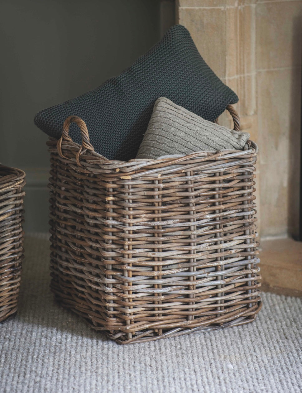 St Mawes - Rattan Basket - Large