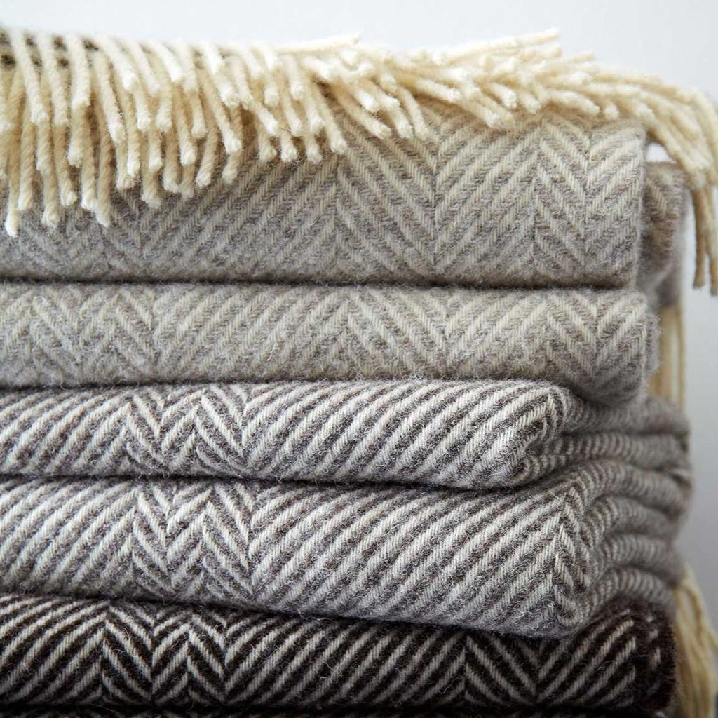 Jacobs Wool Throw - Knee Rug - Silver