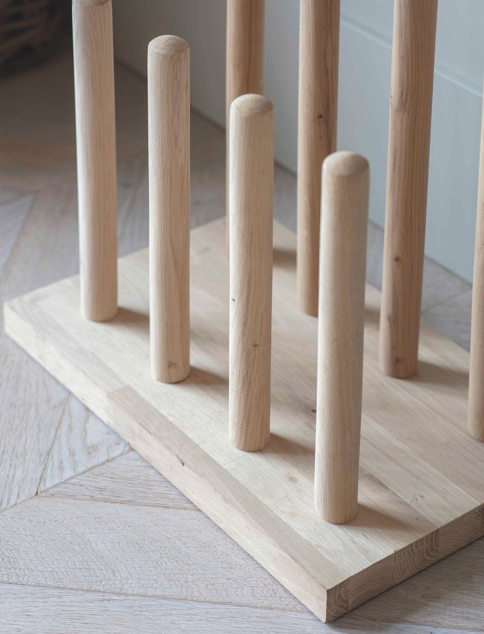 Walcot - Oak Welly Rack - Small