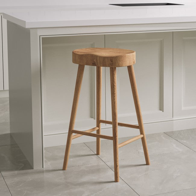 Weathered Oak - Bar Stool