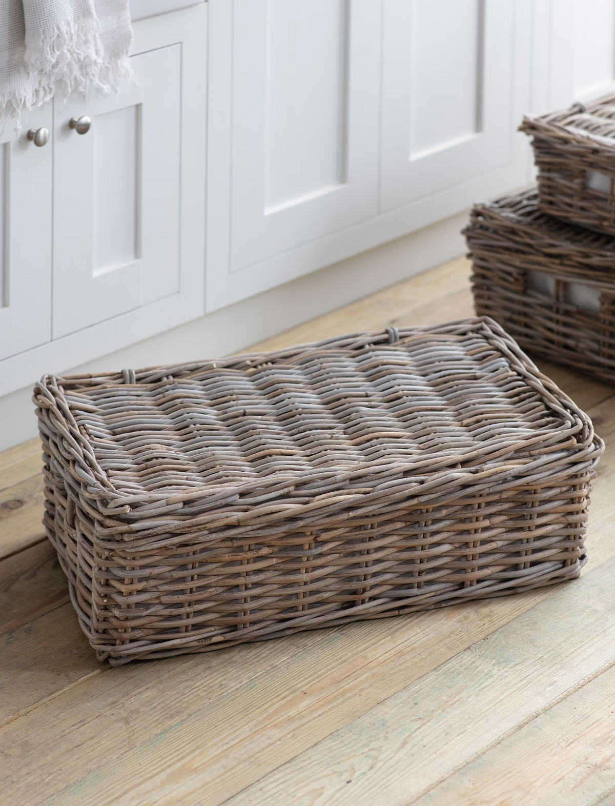 St Mawes - Rattan Lidded Basket