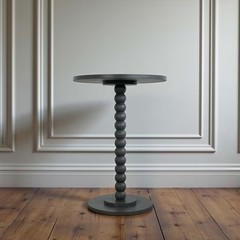 BOBBIN | SIDE TABLE | CHARCOAL