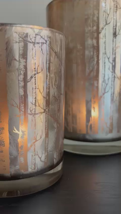 Silver Birch - Candle Holder - Medium
