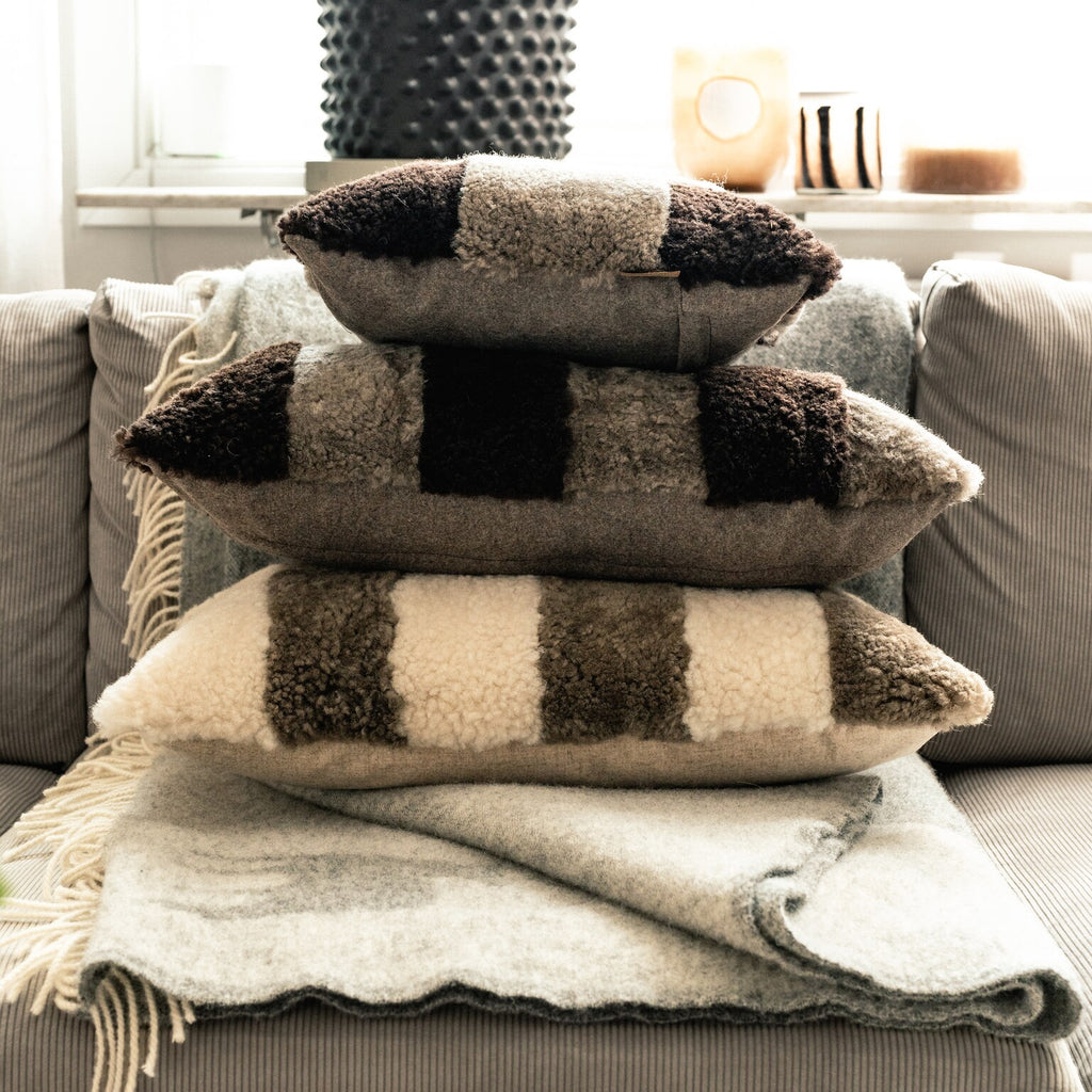 Sheepskin - Rand Cushion - Stone