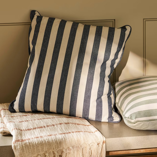ST MAWES | CUSHION | INK STRIPE