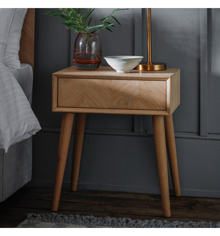 Herringbone - Bedside Table