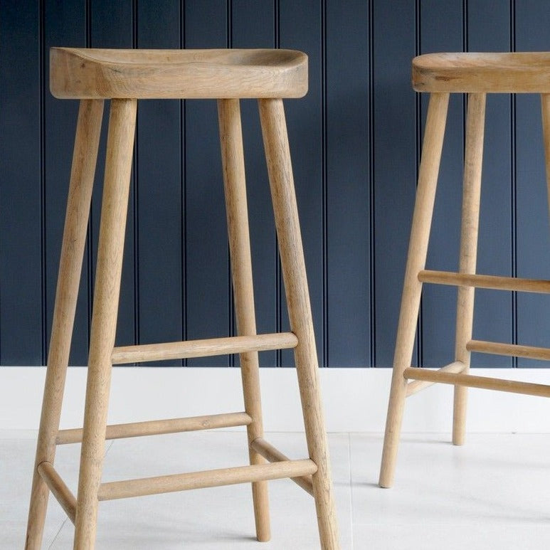 Weathered Oak - Bar Stool