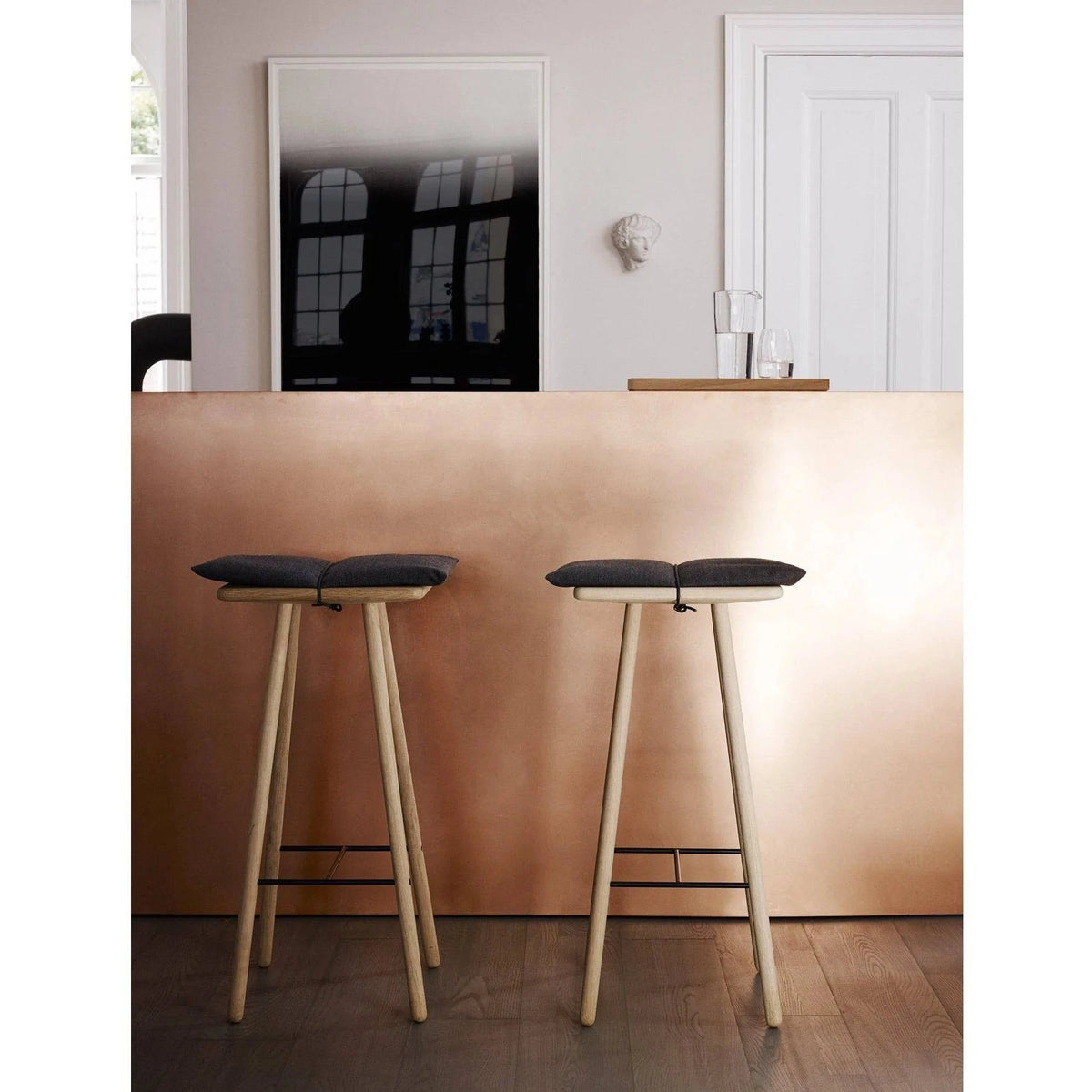 Georg Bar Stool by Fritz Hansen Skagerak - Oak