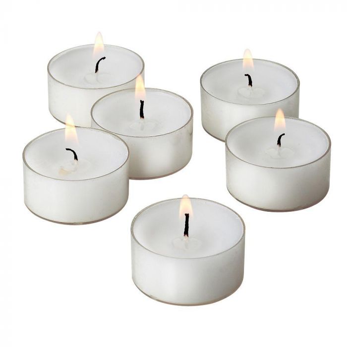 Clear 8 Hour Tealights - Individual