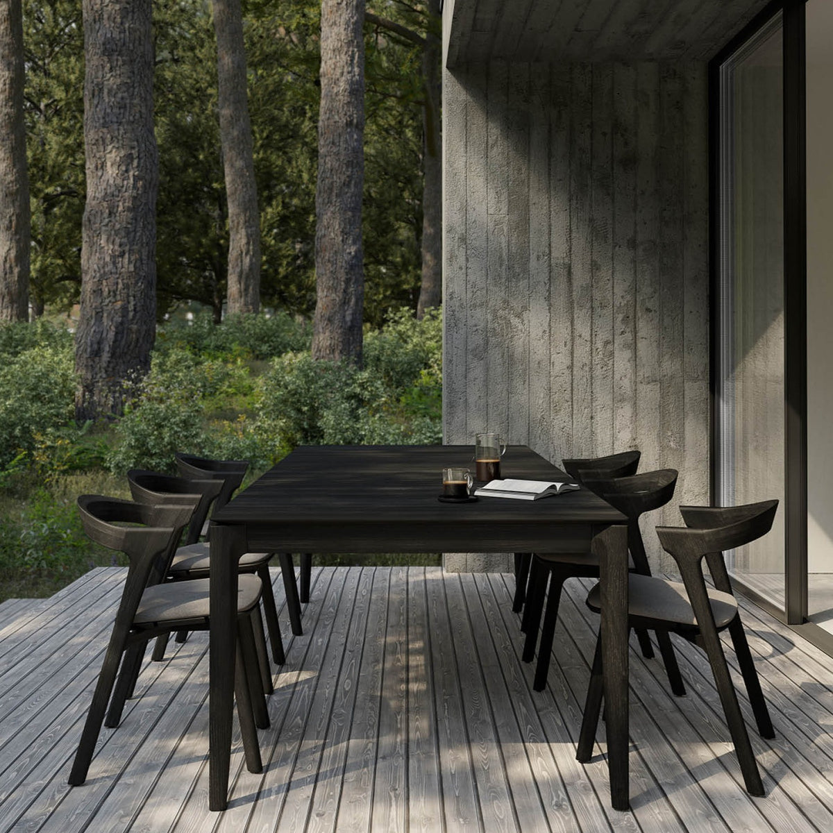 Oslo - Blok Black Dining Table - Outdoor