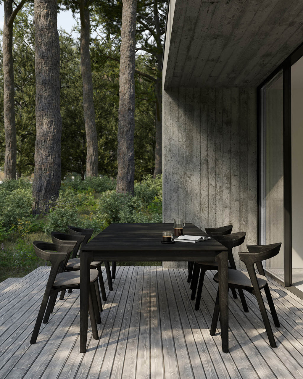 Oslo - Blok Black Dining Chair - Outdoor