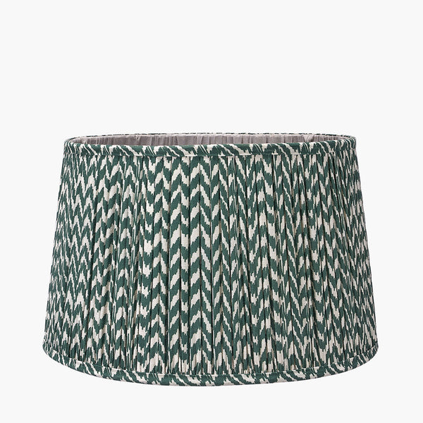 CHEVRON | SMALL LAMP SHADE | FOREST GREEN
