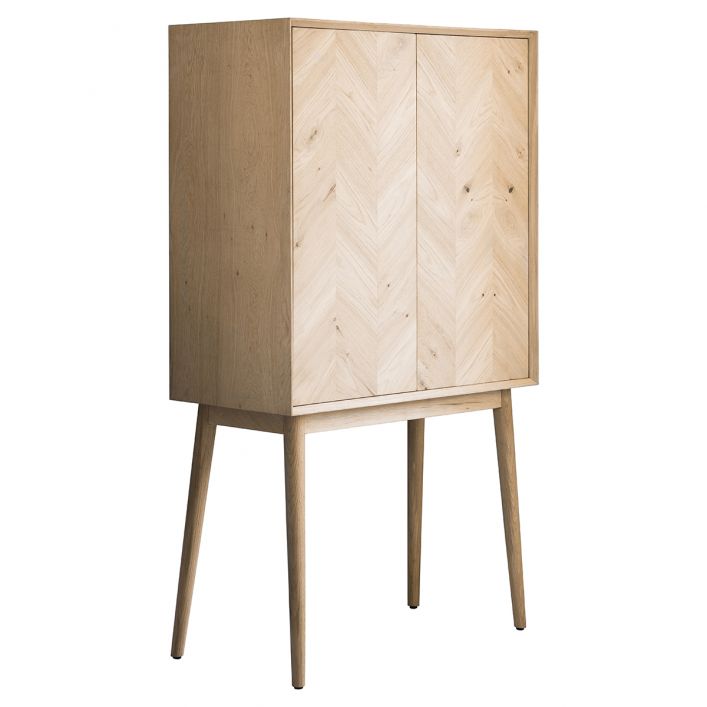 Herringbone - Cocktail Cabinet
