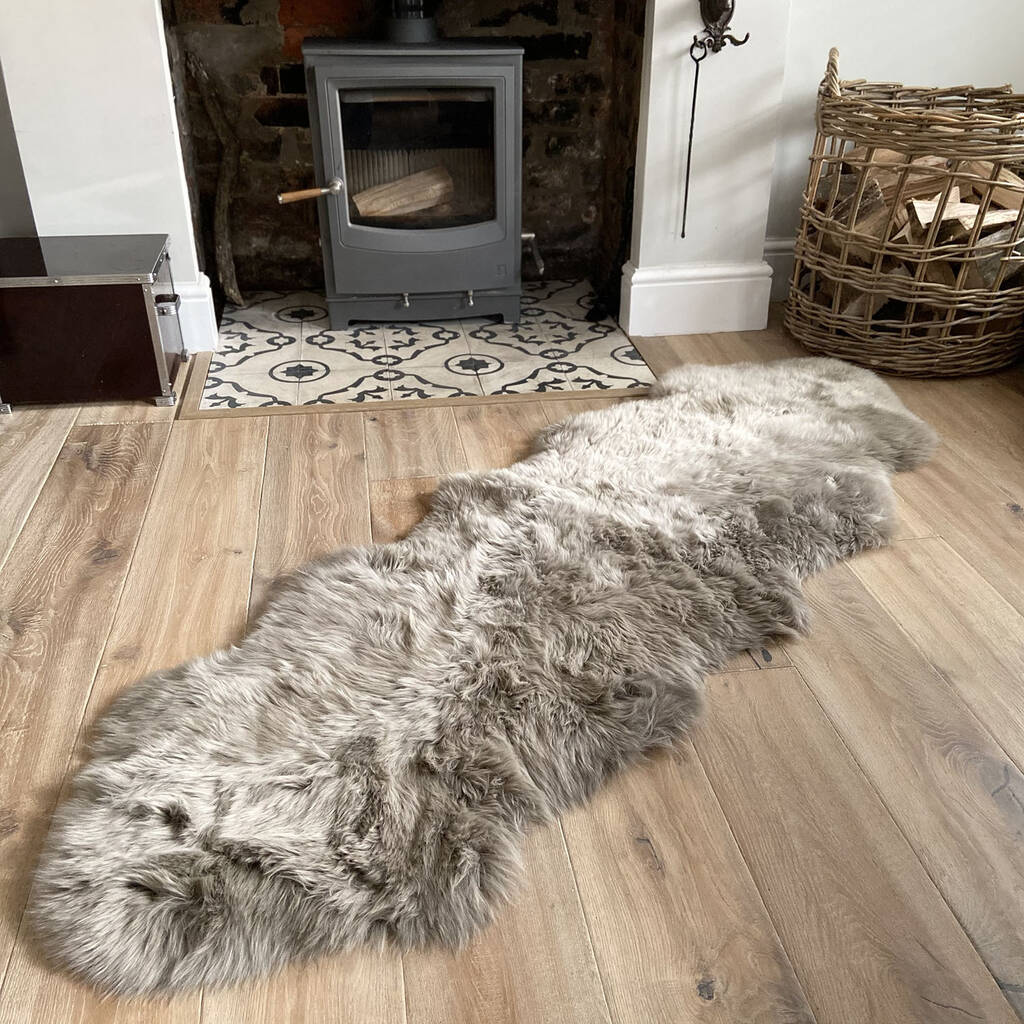 Ella - Longhaired Double Sheepskin - Taupe
