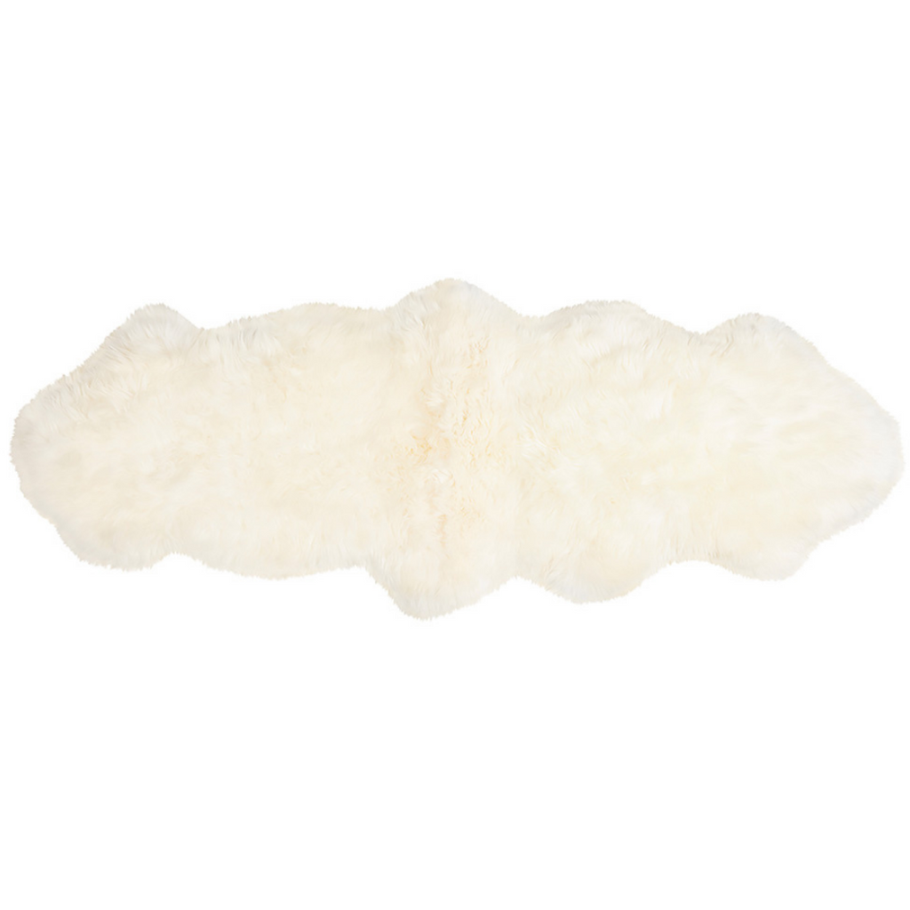 Ella - Longhaired Double Sheepskin - Ivory