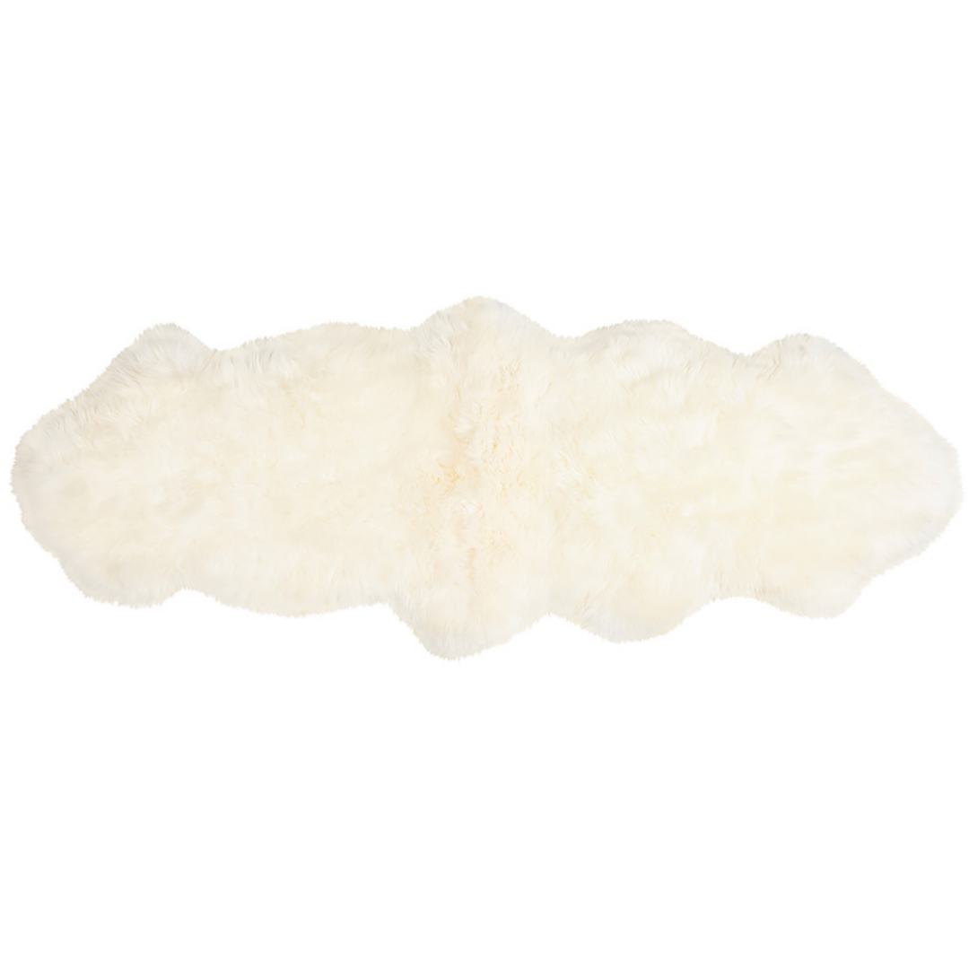 Ella - Longhaired Double Sheepskin - Ivory