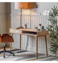 Herringbone Desk - One Drawer