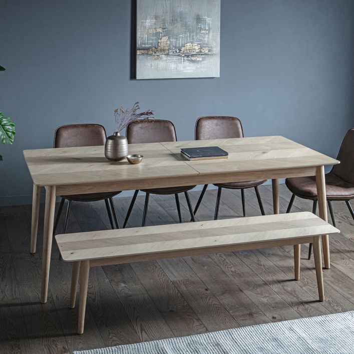 Herringbone - Extending Dining Table