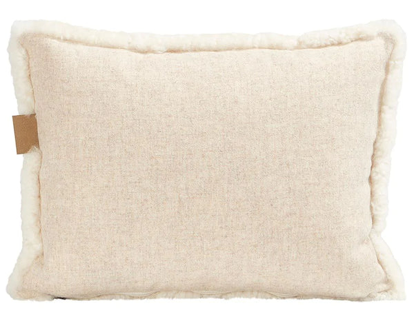 SHEEPSKIN CUSHION | SOFT BEIGE
