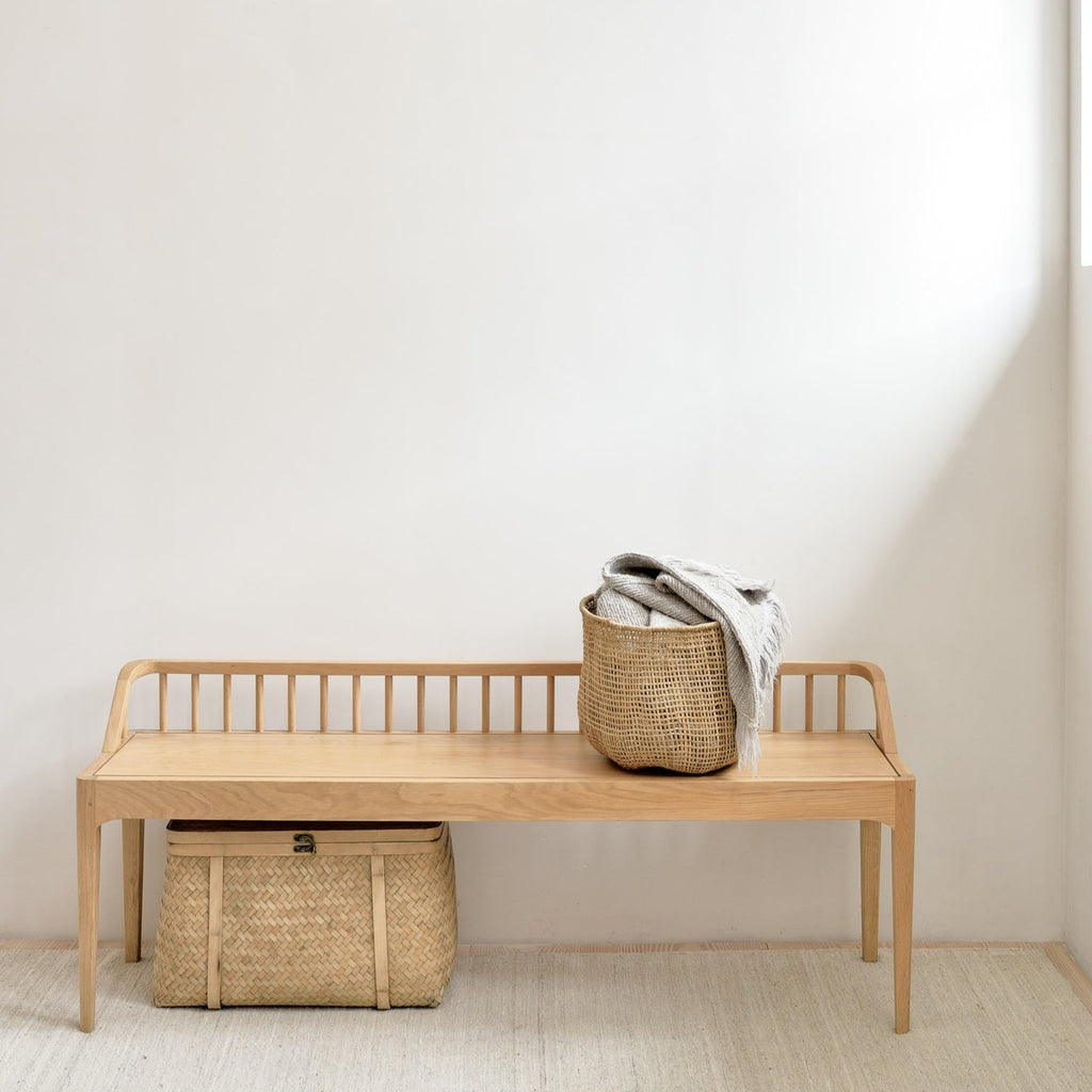 Oslo - Spindle Bench - Oak