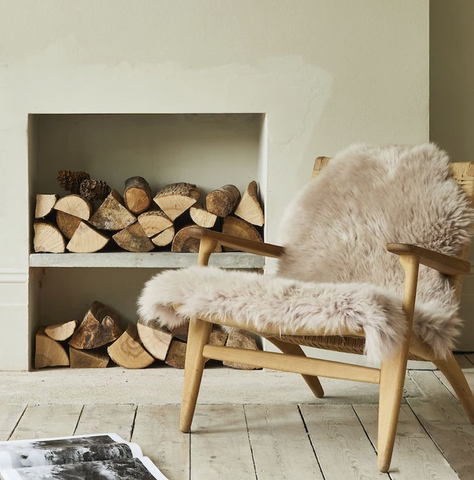 ELLA | LONGHAIRED SHEEPSKIN | OYSTER: 2 FOR £99