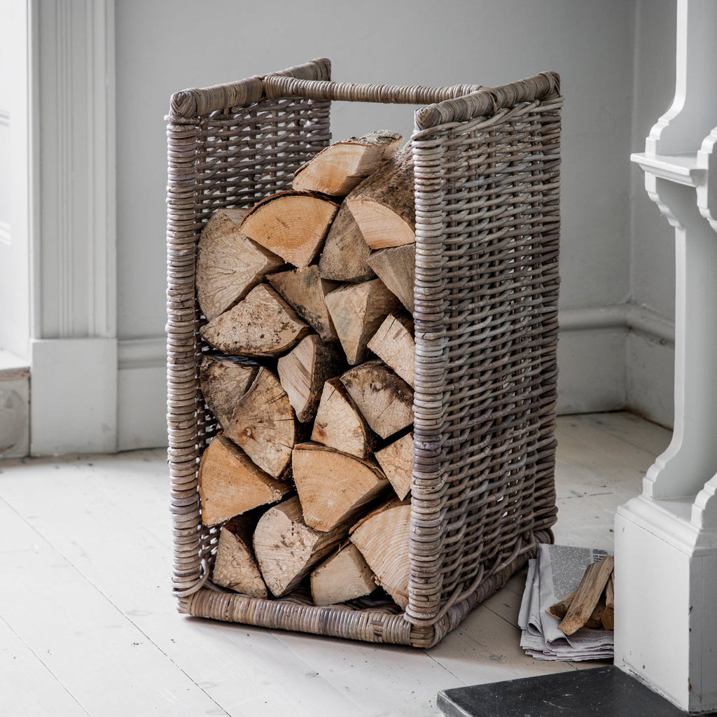 St Mawes - Rattan Log Basket