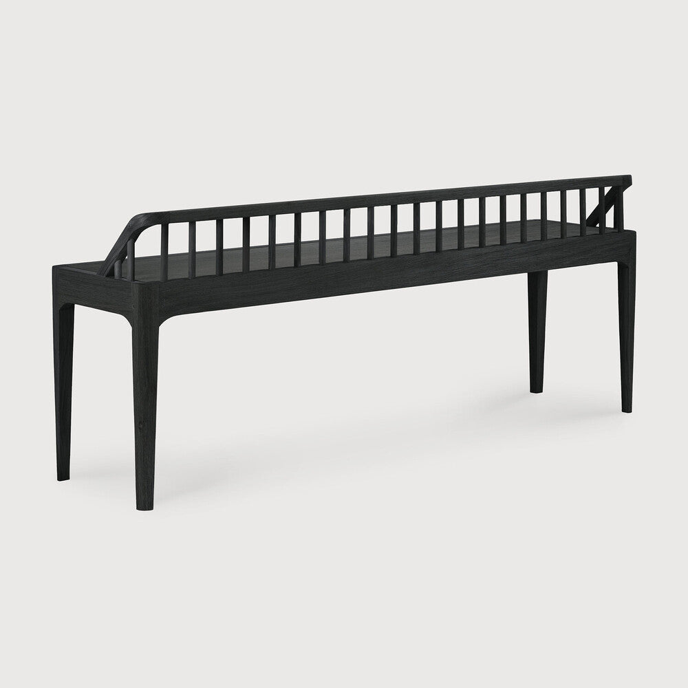 Oslo - Spindle Bench - Black