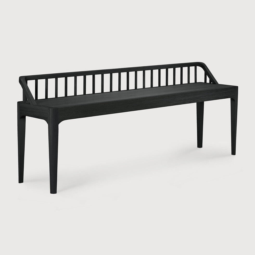 Oslo - Spindle Bench - Black
