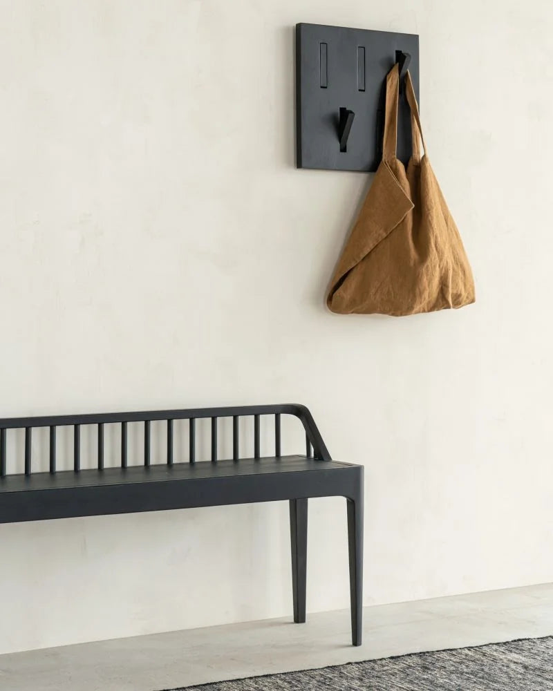 Oslo - Spindle Bench - Black