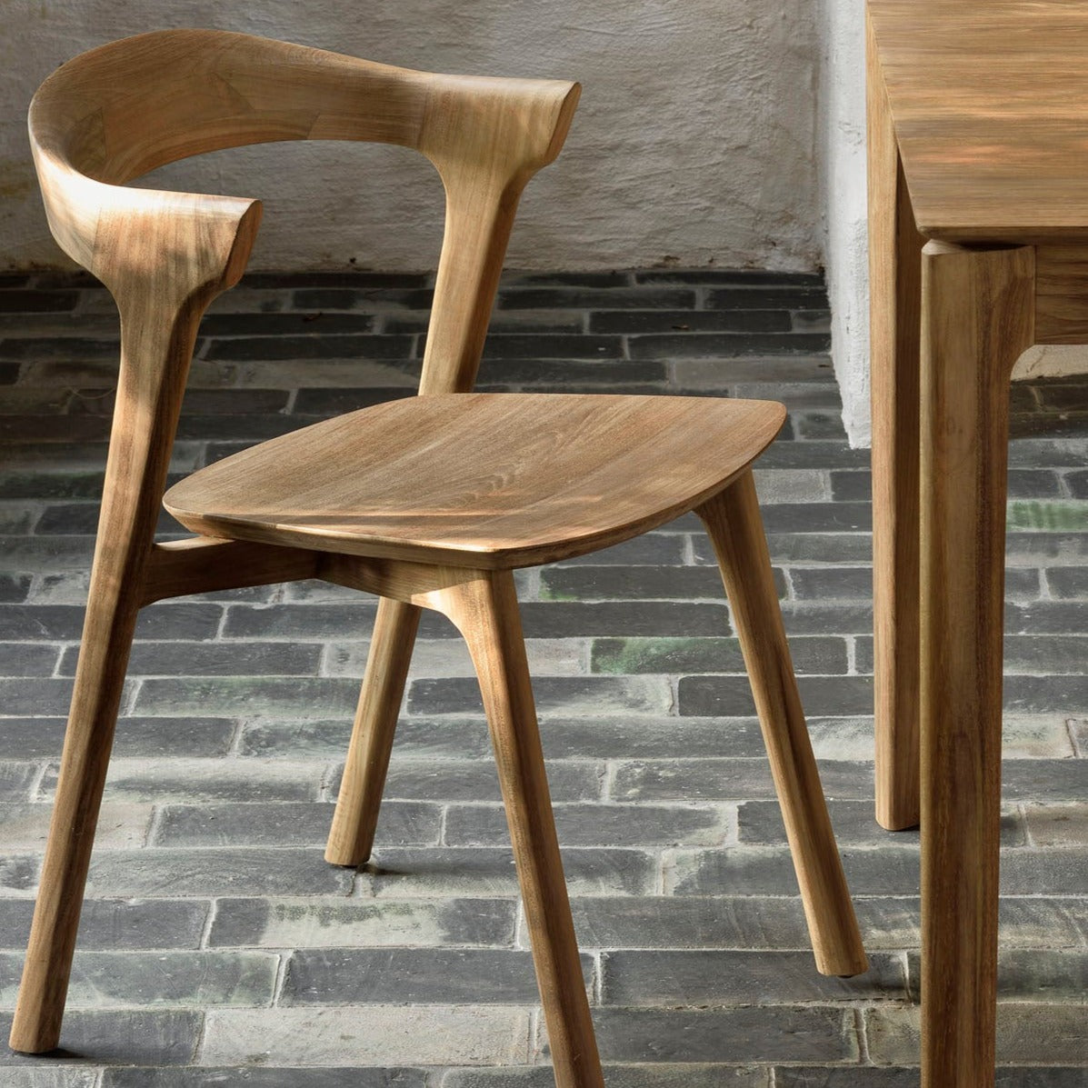 Oslo - Blok Dining Chair - Teak