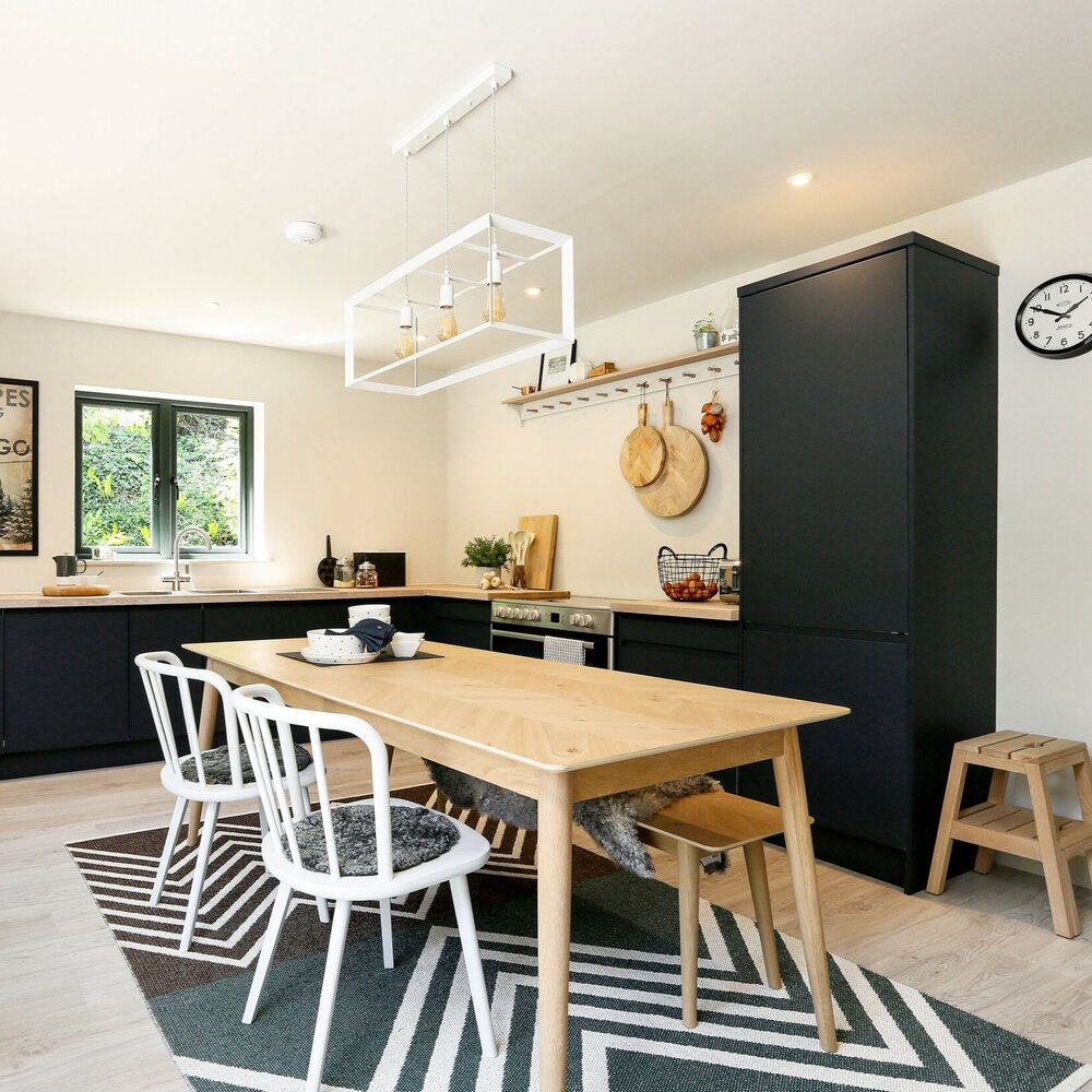 Herringbone - Extending Dining Table