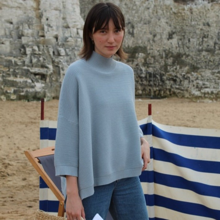 Chalk Vicki Jumper - Marl Sky