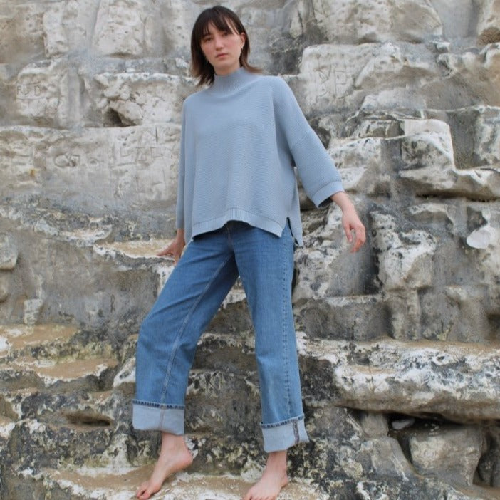 Chalk Vicki Jumper - Marl Sky