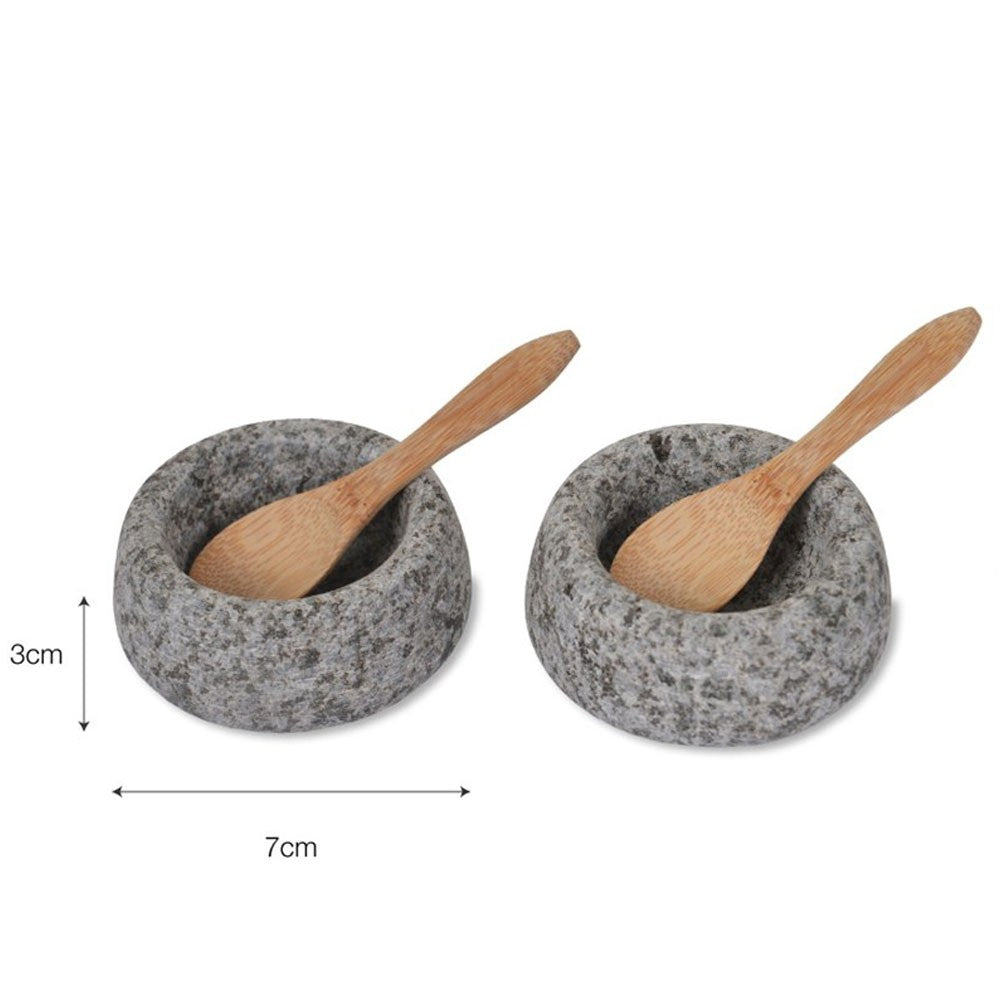 Walcot - Granite Salt And Pepper Set