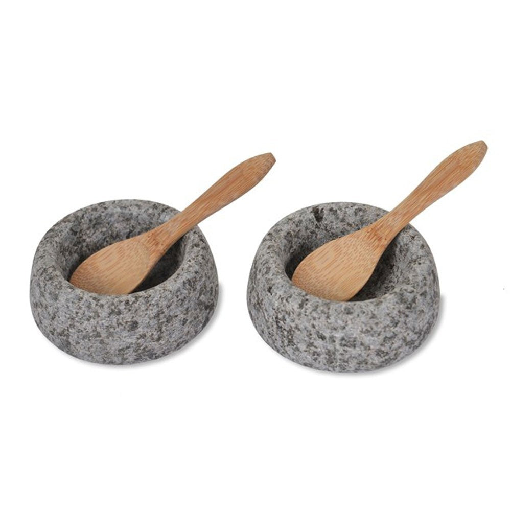 Walcot - Granite Salt And Pepper Set