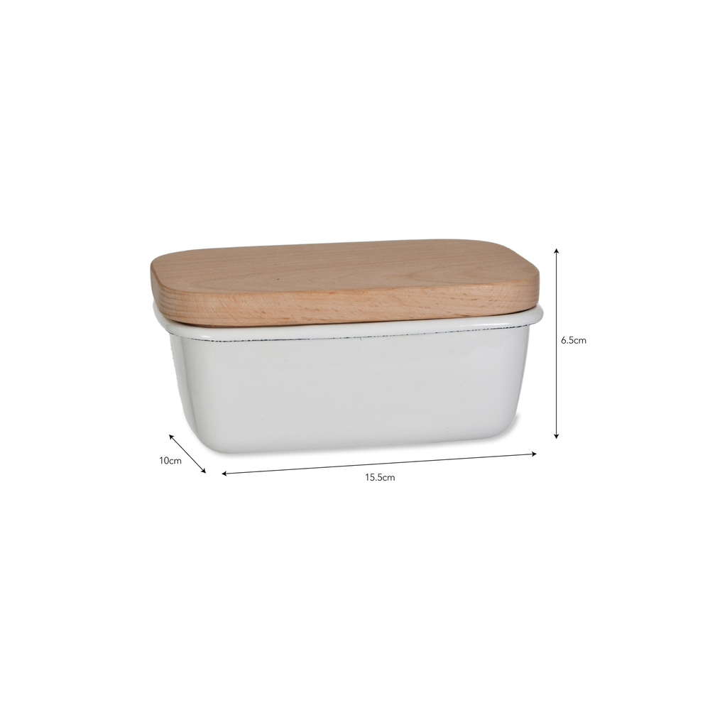 Walcot - Enamel Butter Dish