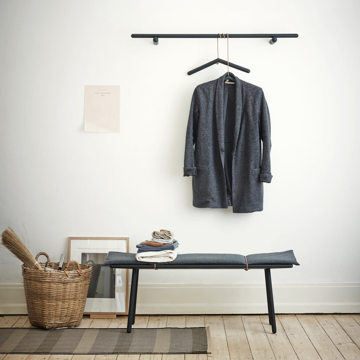 Georg Bench by Fritz Hansen Skagerak - Black