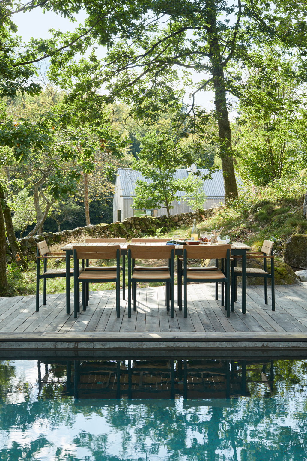 Pelagus Table by Fritz Hansen Skagerak - Hunter Green